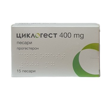 ЦИКЛОГЕСТ ПЕСАРИ 400МГ Х 15